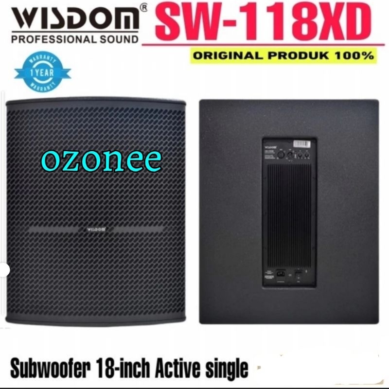 Subwoofer Aktif Wisdom  SW-118XD SW118XD Subwoofer 18 Inch Original