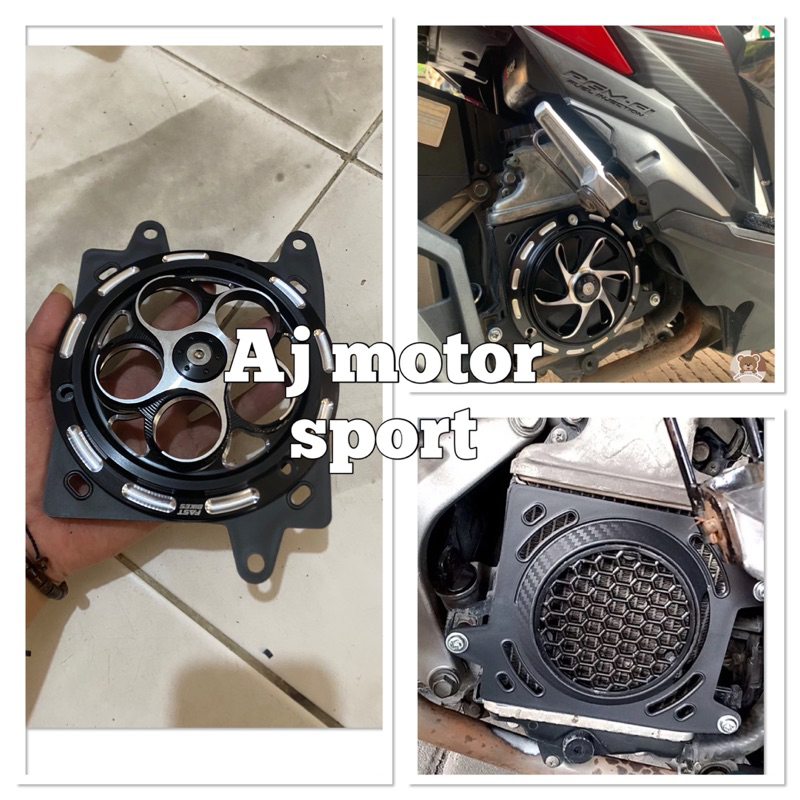 COVER RADIATOR  VARIO 125 150 ADV PCX MODEL KARBON MOSCOW / COVER TUTUP RADIATOR MODEL KARBON VARIAS