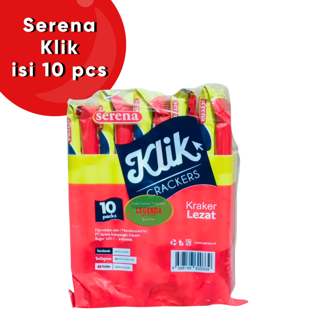 

Serena Klik Crackers 24gr (1 pack isi 10pcs)