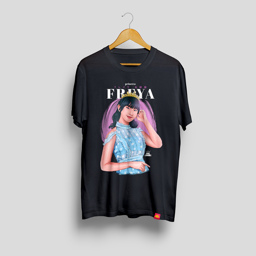 T Shirt IDOL GOODS - PRINCESS FREYA - JKT48 AKB48 KPOP Anime