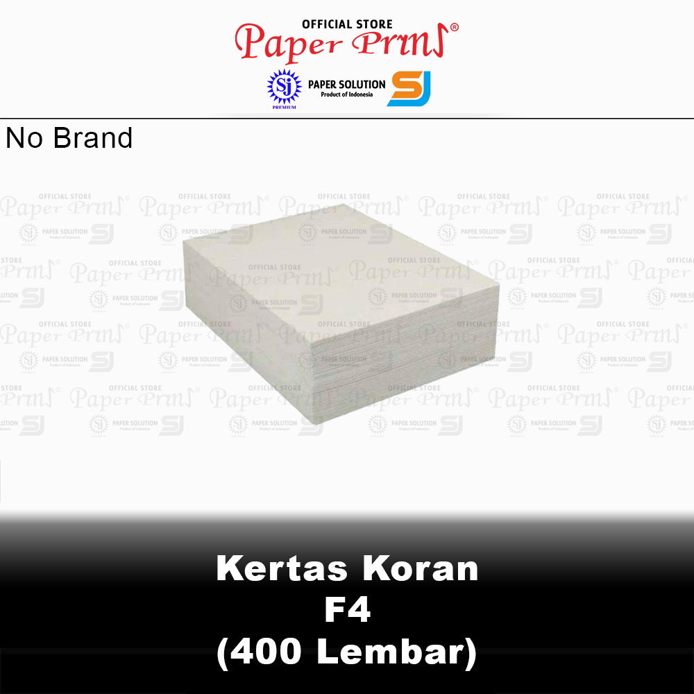 

Kertas Koran Buram F4 No Brand 400 Lembar
