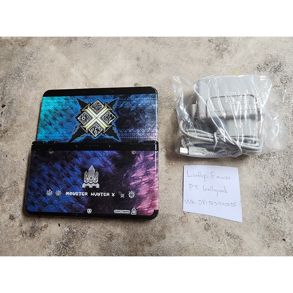 New Nintendo 3DS not XL Monster Hunter X Limited Edition 64GB 00
