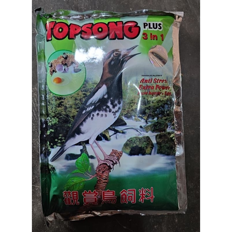 topsong - topsong plus - topsong mini - pakan burung