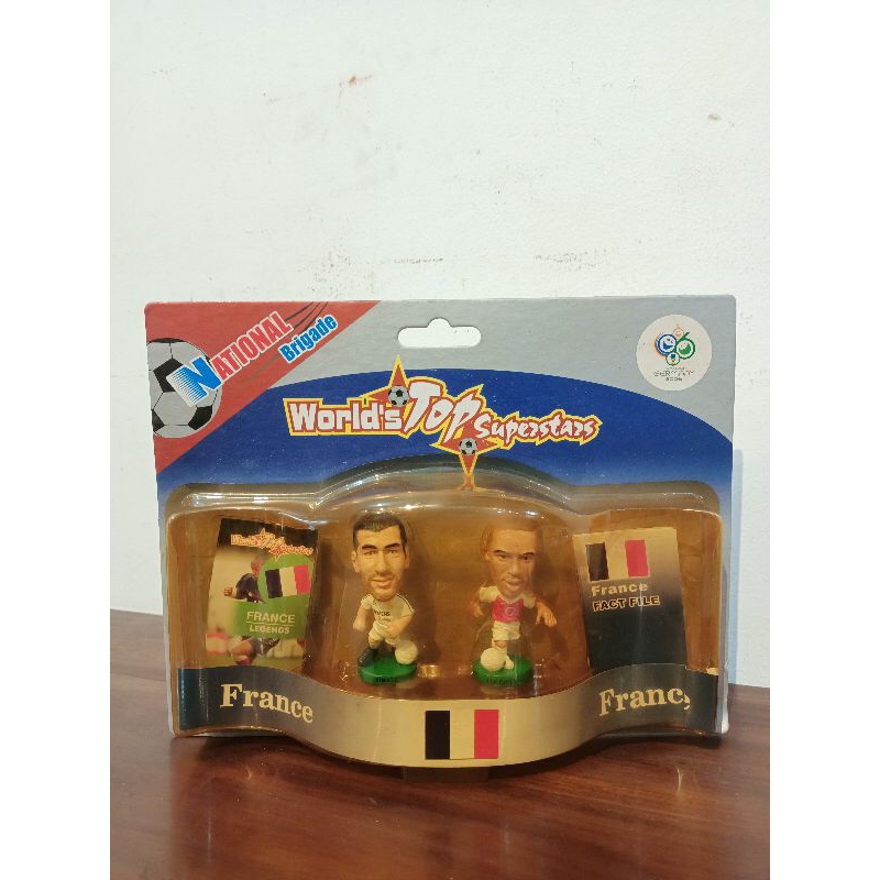 action figure world's top superstar national brigade france fifa world cup germany 2006 zidane dan h