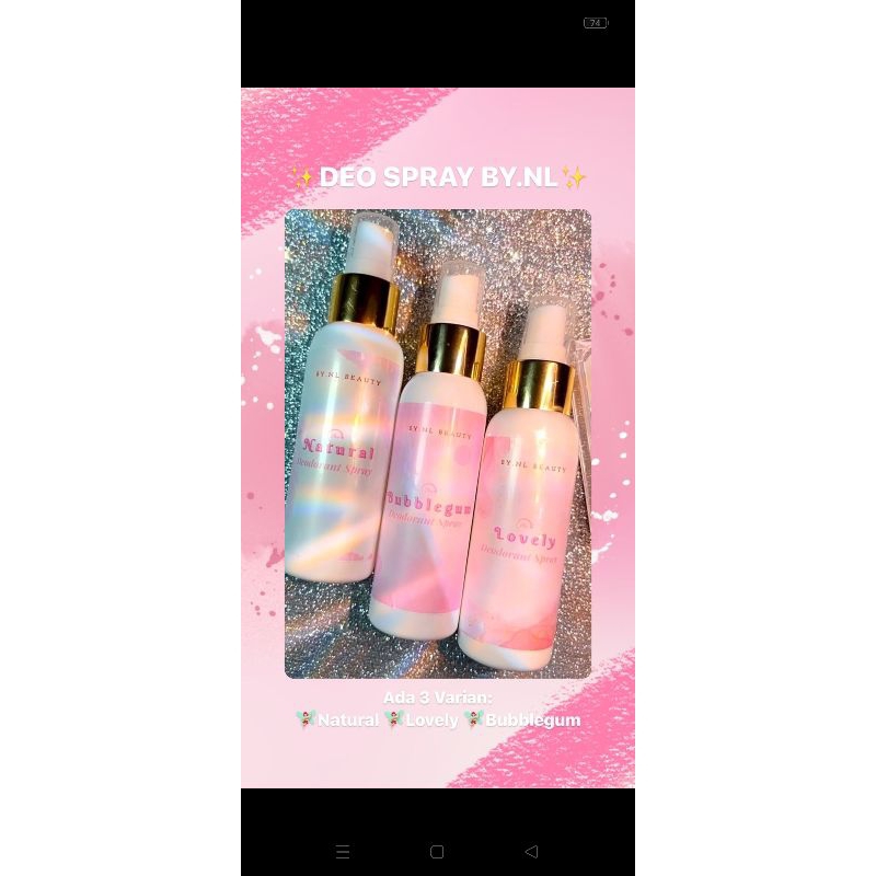 deospray by NL beauty
