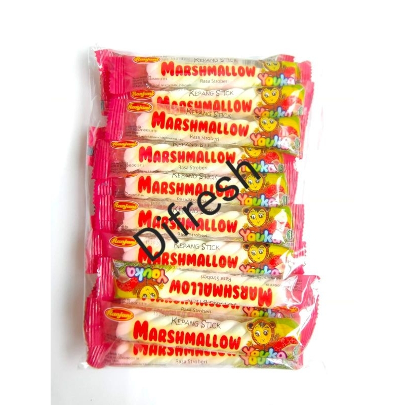 

Marshmallow Kepang Stick isi 20 pcs