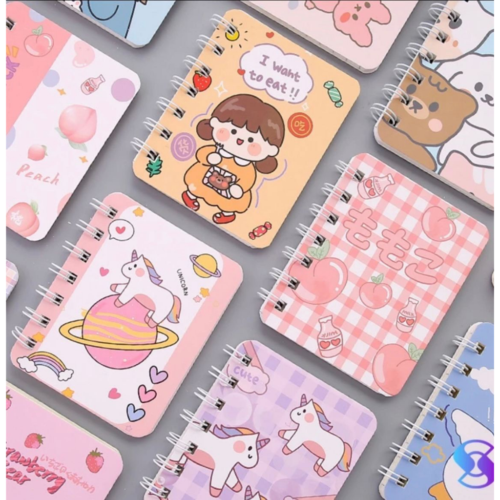 

MINI NOTEBOOK RING A7 MOTIF/ BUKU NOTES KECIL