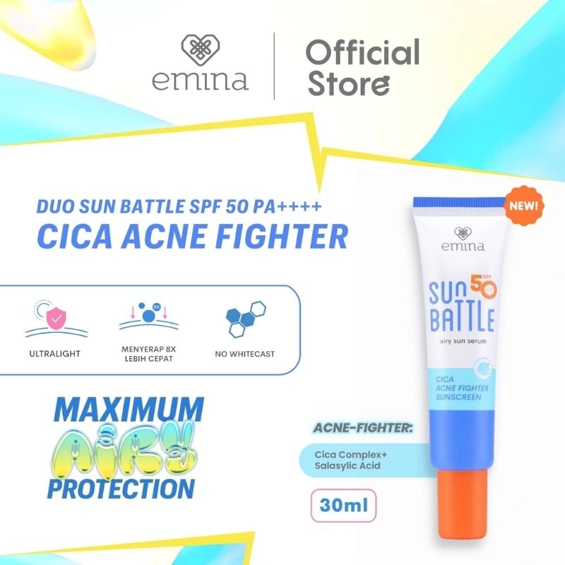 Emina sunscreen spf 50,