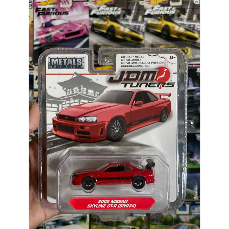 Jada JDM Tuners Skyline R34 merah