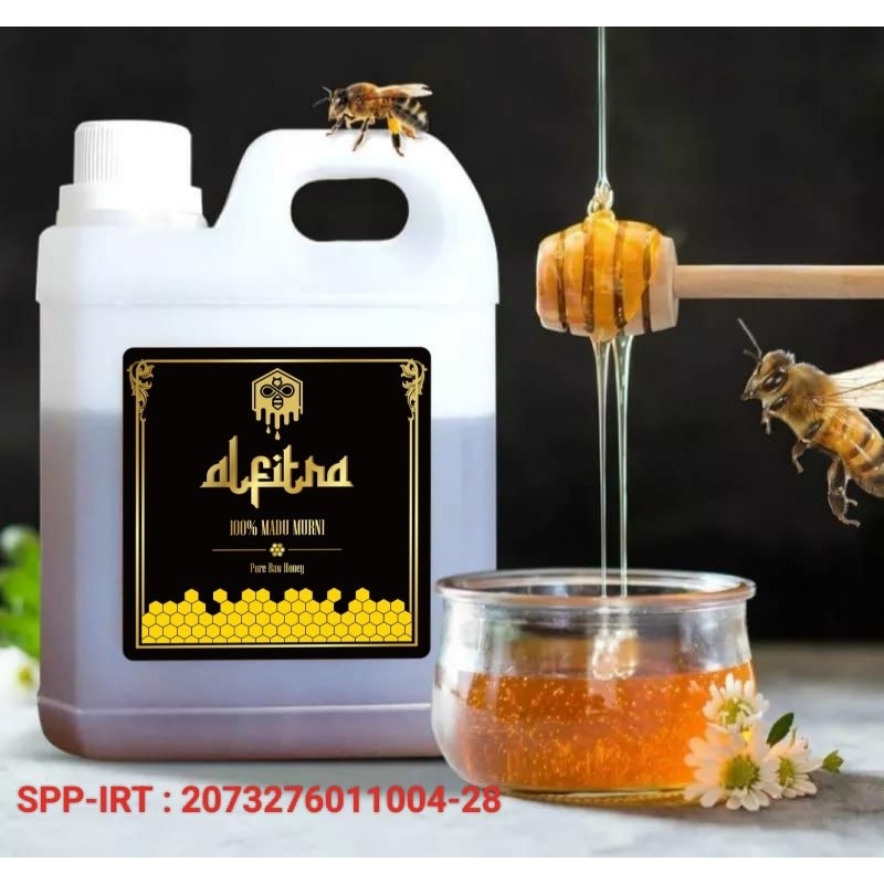 

MADU ALFITRA 1 KG MADU ASLI MURNI TANPA CAMPURAN 100% RAW HONEY