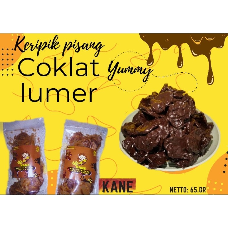 

keripik pisang coklat lumer