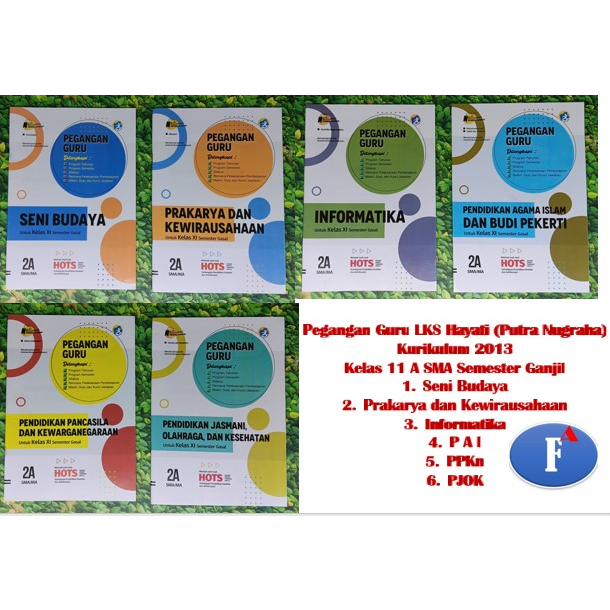 Pegangan Guru LKS Hayati SMA K13  Seni Budaya SBD Prakarya Informatika PAI PPKn PJOK Kelas XI 11 Sem