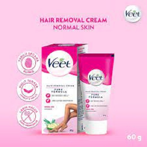 Veet Normal Pure Formula Cucumber 25gr - Krim Penghilang Bulu