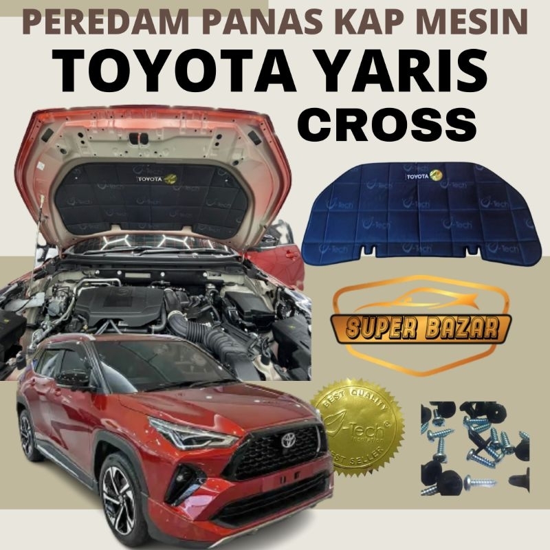 TOYOTA YARIS CROSS 2023 peredam panas kap mesin mobil