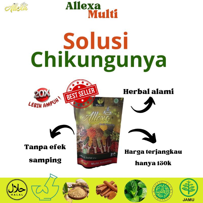 TERBAIK ATASI CHIKUNGUNYA DENGAN OBAT HERBAL ALLEXAMULTI AMAZING
