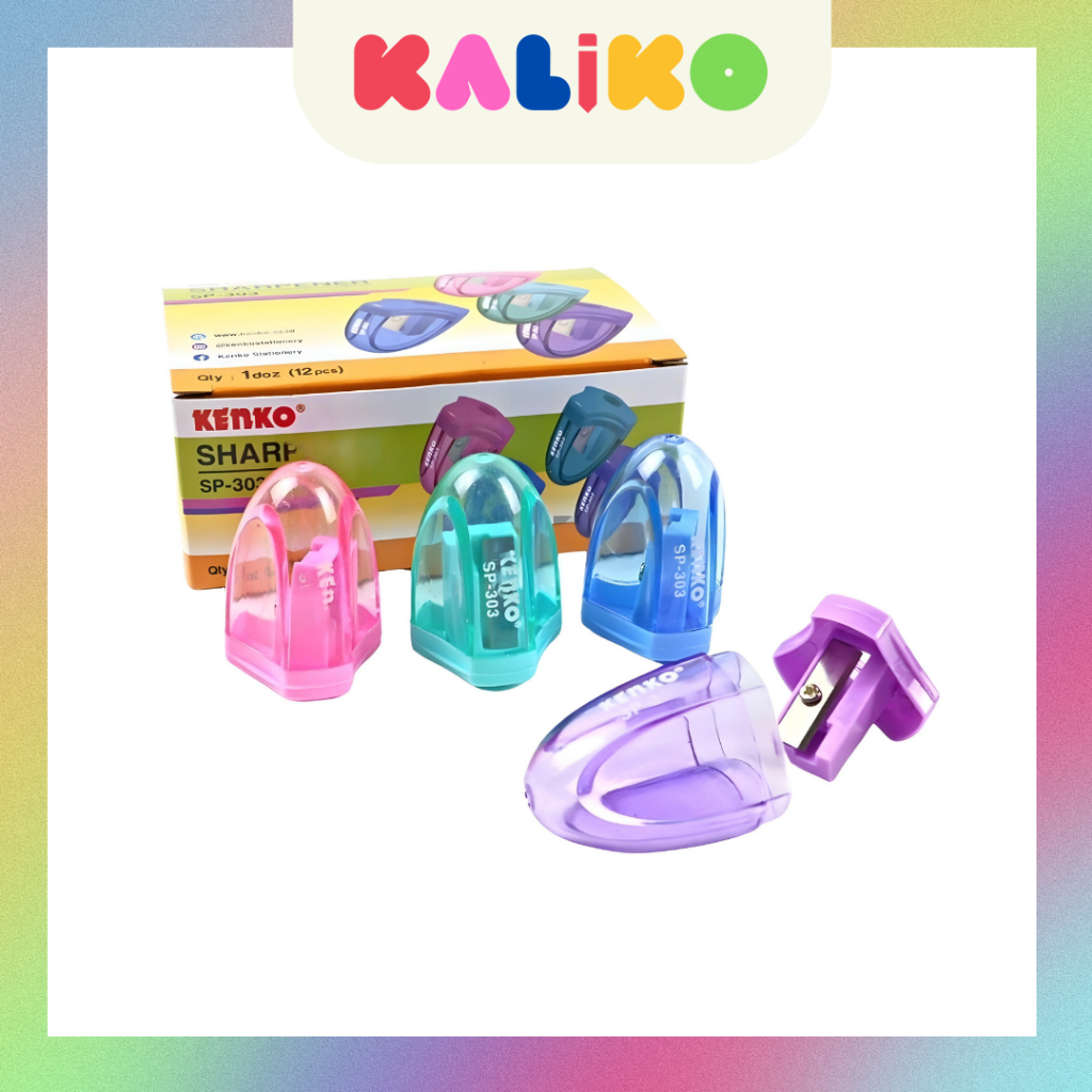 

KALIKO - Serutan Tabung Kenko / Rautan Pensil Kecil 1 Lubang / Pencil Sharpener [PER PCS] Rautan Pensil