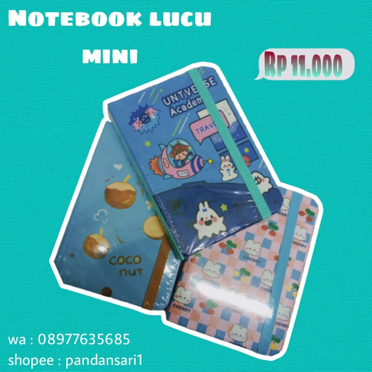 

NOTEBOOK LUCU, MINI AESTHETIC / BUKU CATATAN MINI