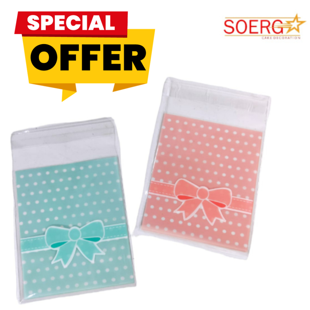 

Cookies Bag/ Plastik Kemasan Kue Kering 8x10cm Isi 100pcs