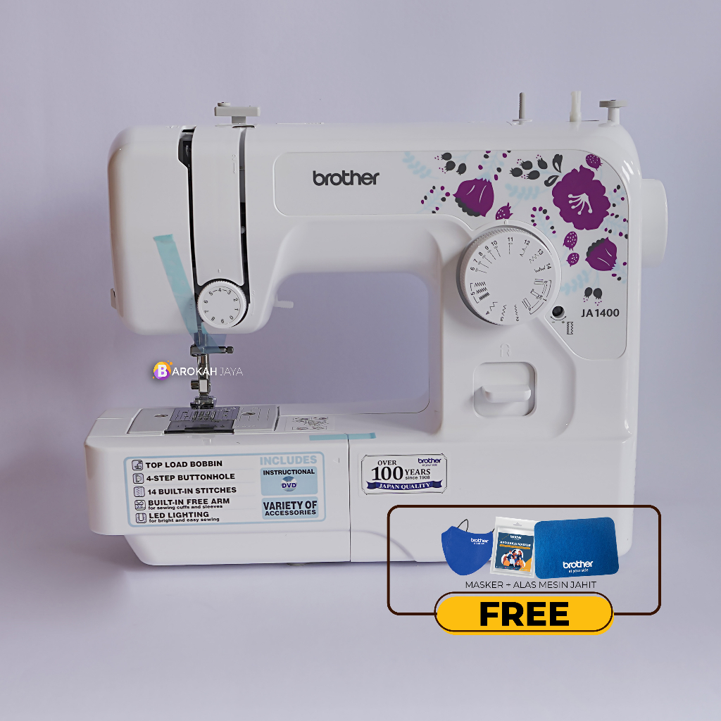 Mesin Jahit Portable brother JA1400