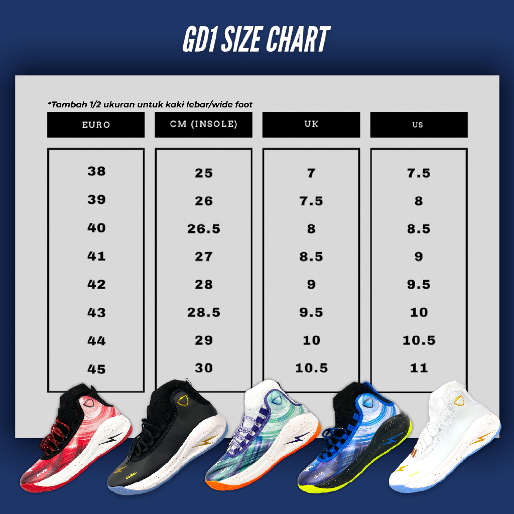 HOT DEALS NEW PRODUCT SEPATU BASKET GD1 / SEPATU BASKET ORIGINAL