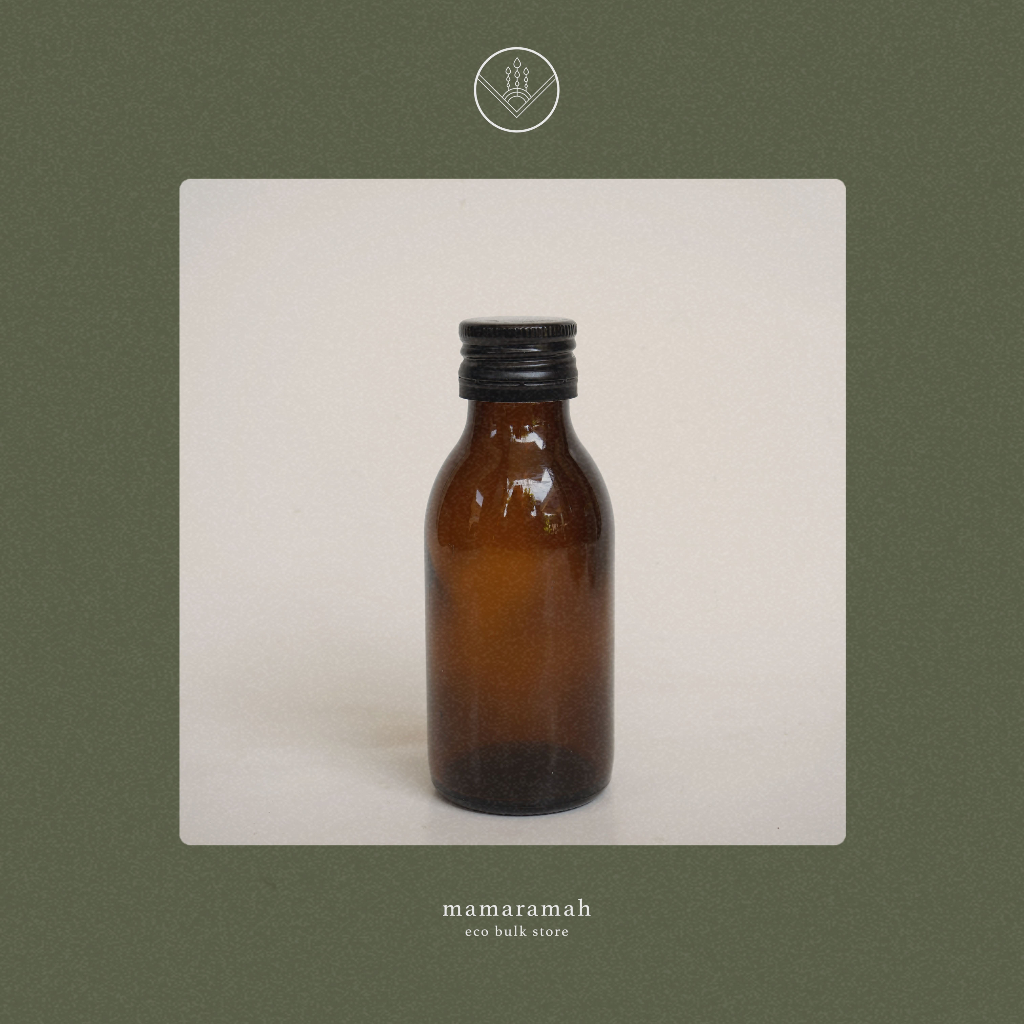 Botol Kaca Amber | Glass Bottle | 100ml