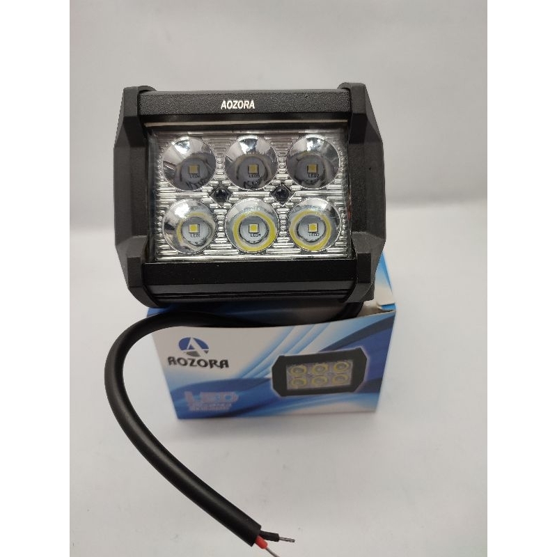 Lampu Tembak Sorot Led cwl 6 titik atau 6 mata casing plastik