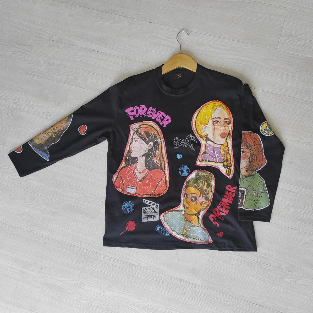 Girls Top Kaos By Fateen Collection