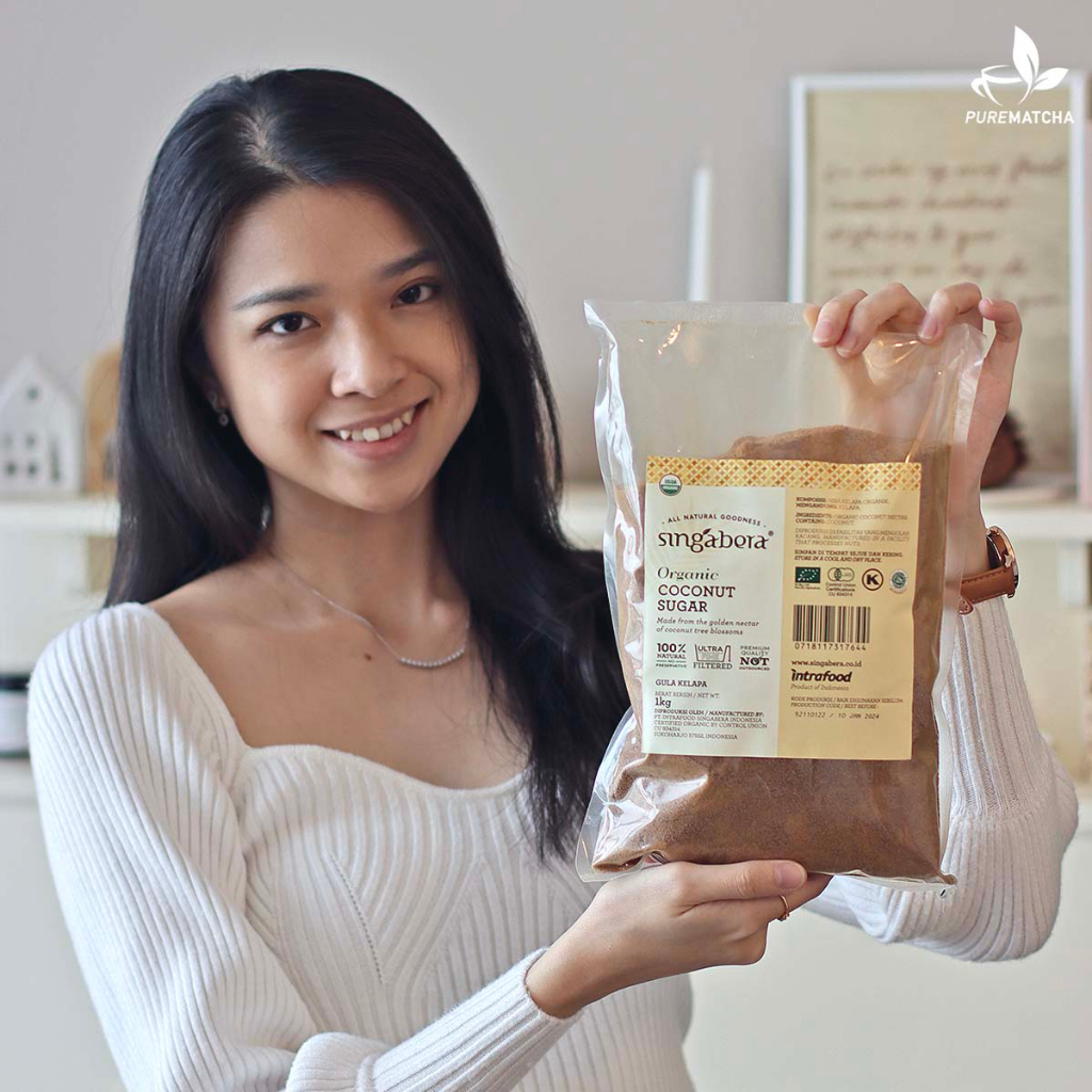 

Singabera - Organic Coconut Sugar 1kg Gula Kelapa Organik Gula Merah Singabera Gula Premium