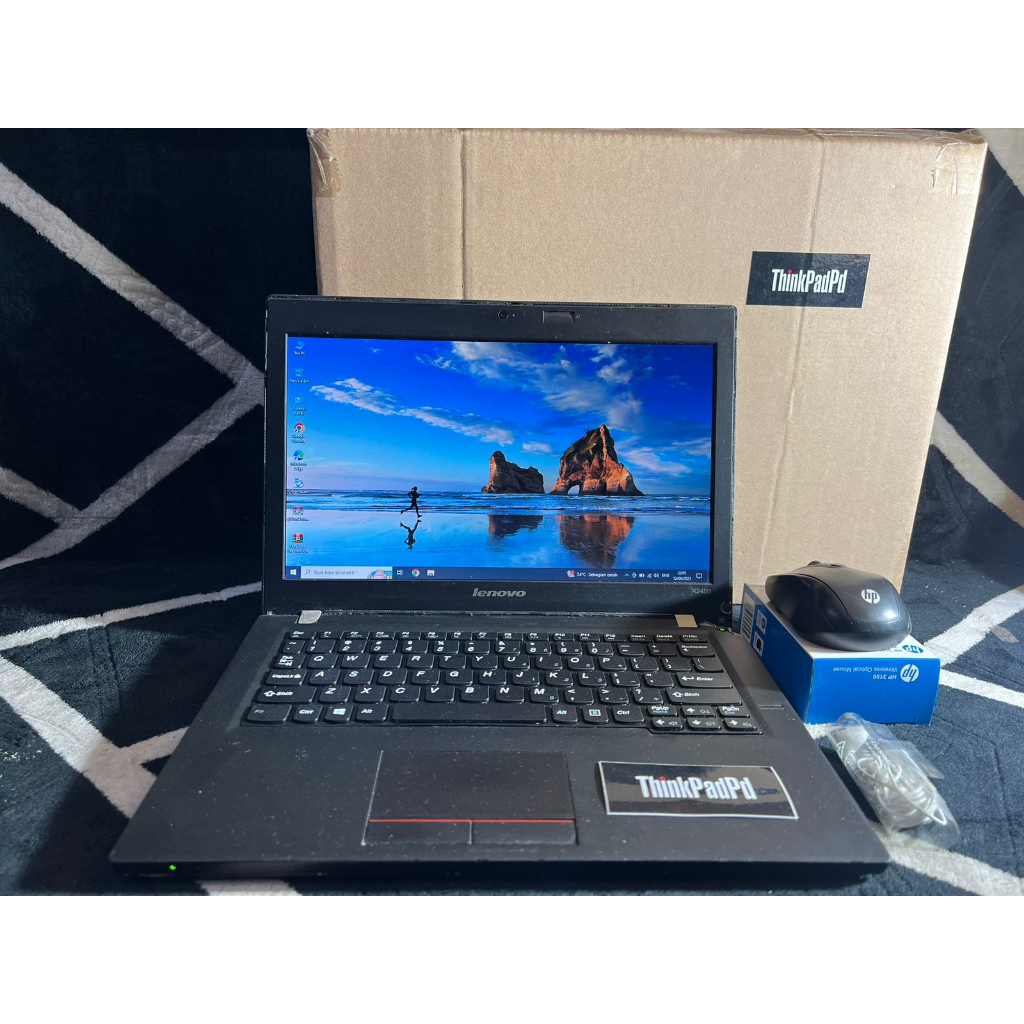Laptop Lenovo K2450 Core i5 4210U SSD Slim Murah