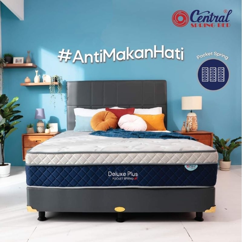 CENTRAL Deluxe Plus - Springbed Central Deluxe Plushtop + Pocket Spring