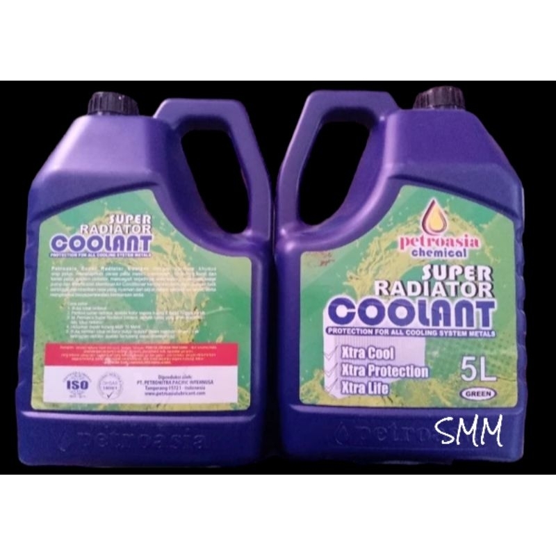 Air Radiator Mobil Motor Coolant SNI Pertamina Chevron PETROASIA 5 LT