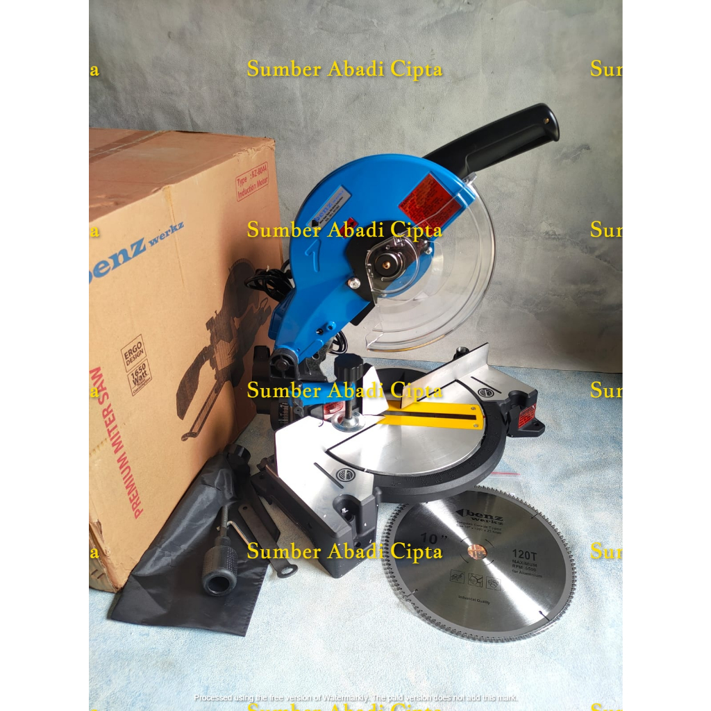 BENZ BZ-8044 10 Miter Mitre Saw Gergaji Potong Aluminium Dinamo