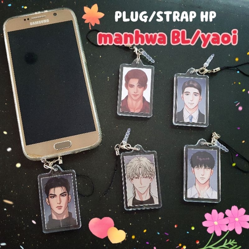 plug/gantungan hp manhwa BL/yaoi jinx, low tide in twilight, pearl boy, bj alex
