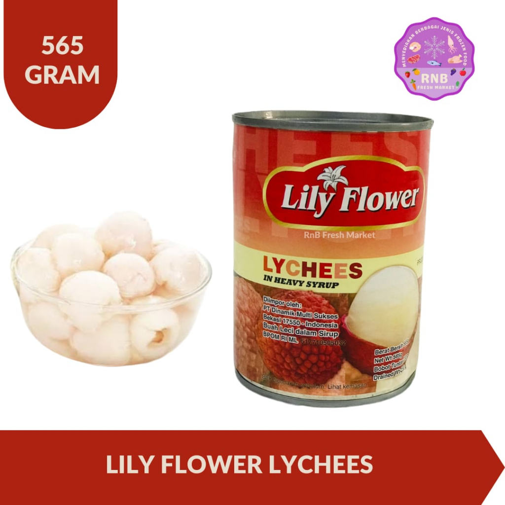 

Lily Flower Lychees 565 Gram