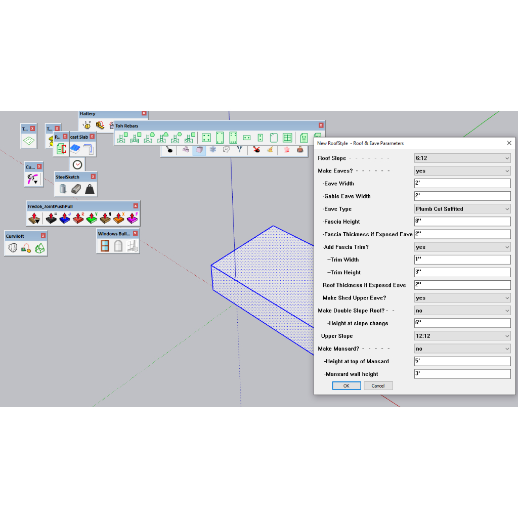 Instant Roof Plugins untuk Sketchup 2022