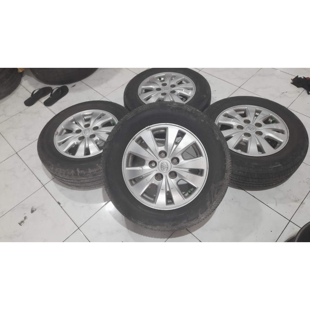 VELG MOBIL ORI STANDAR INOVA RING15 X6 5X114 ET45 +BAN 205 65 R15 2019