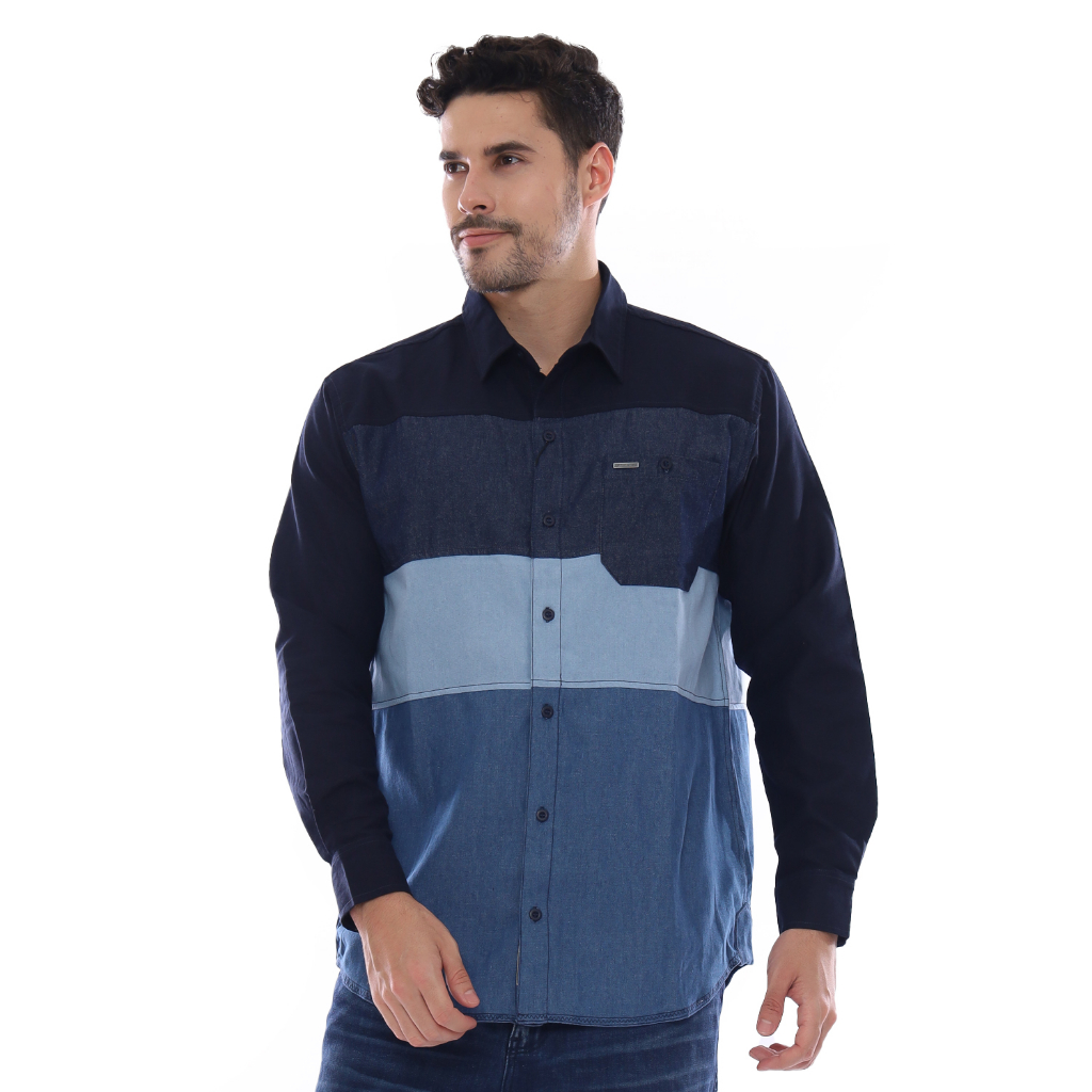 Spyderbilt Kemeja Lengan Panjang Pria Braymon Planet Surf