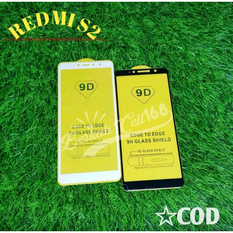 temper glas anti gores full layar xiaomi redmi s2