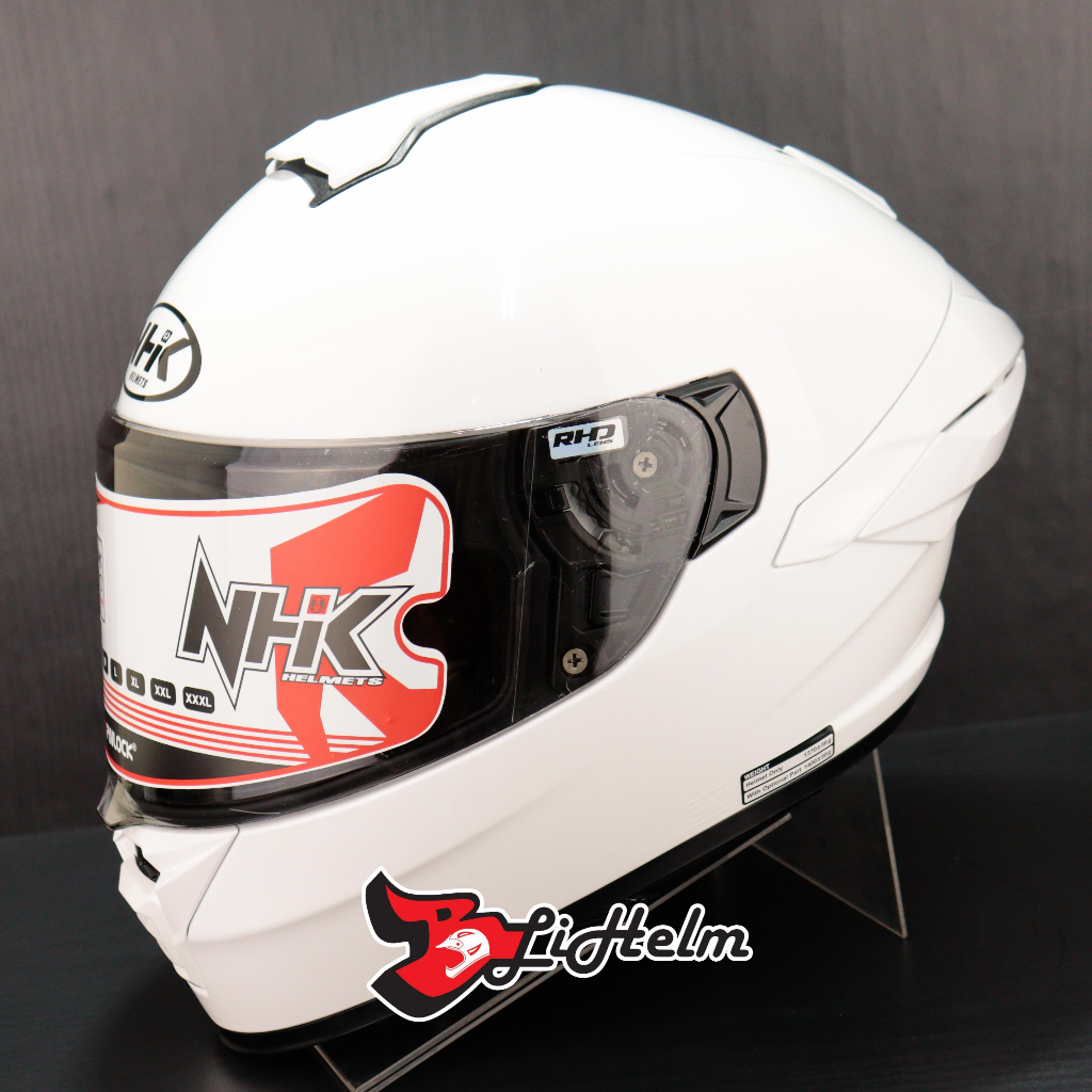 NHK MARK 1 SOLID | WHITE | MARK1 SINGLE VISOR