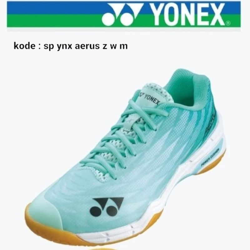 Sepatu badminton yonex aerus z woman mint