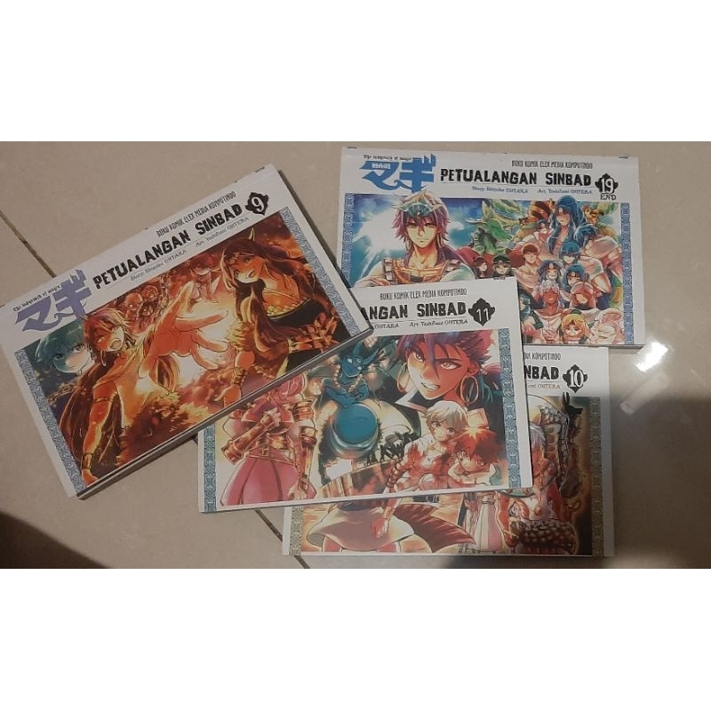Komik/Manga Magi: Petualangan Sinbad Vol. 1-19 Original Bekas
