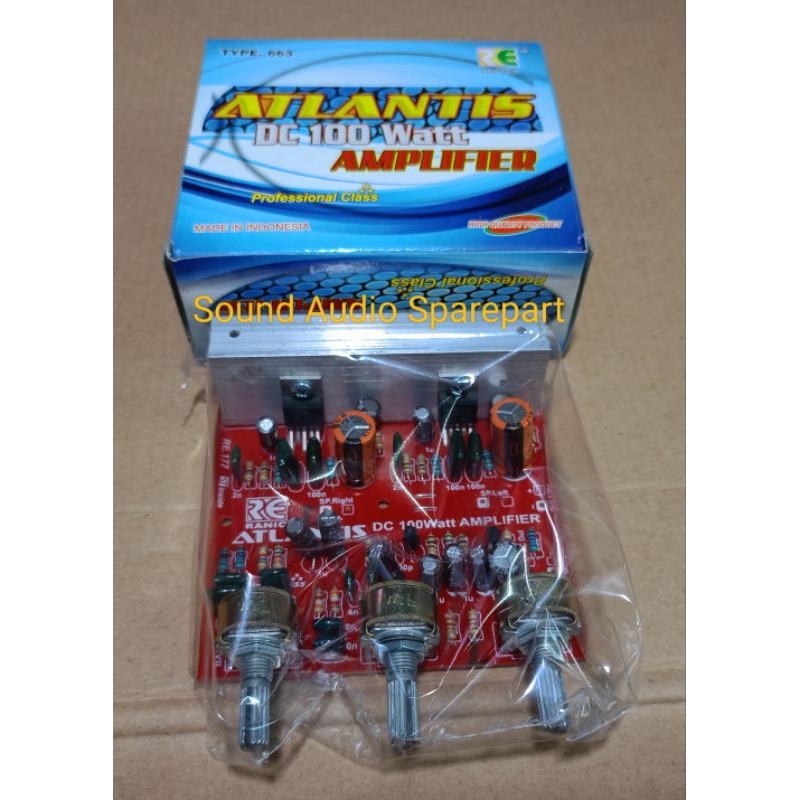 Kit Aktif Speaker TDA2003 Stereo 12 Volt DC