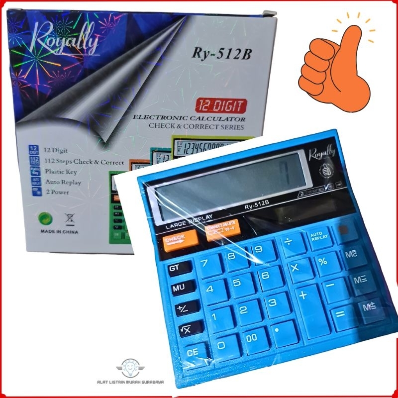 

CALCULATOR RY 512 Royally kalkulator Batrai bisa di lepas