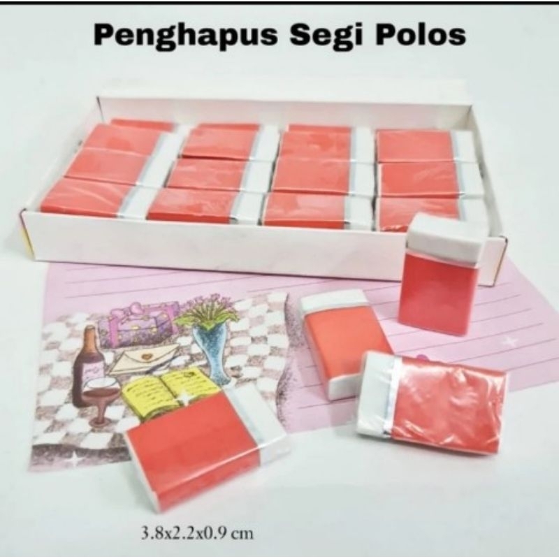 

SJS penghapus XD segi polos(32pcs)/stip/eraser