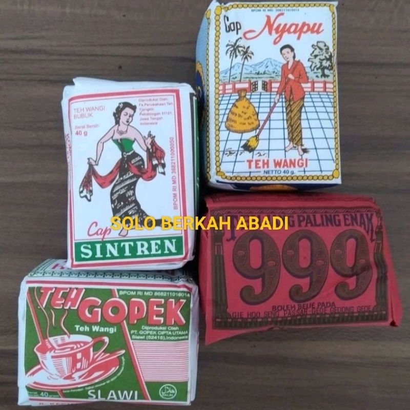 

Paket Teh Tubruk 4 Macam Kombinasi Enak Wedangan Solo TEH NYAPU SINTREN GOPEK 999