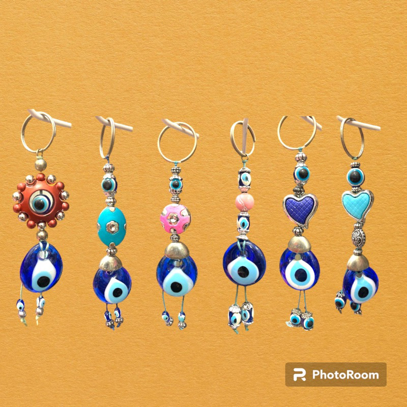 PROMO Gantungan Kunci Turki 100% Evil Eye / Nazar Boncuğu Turki