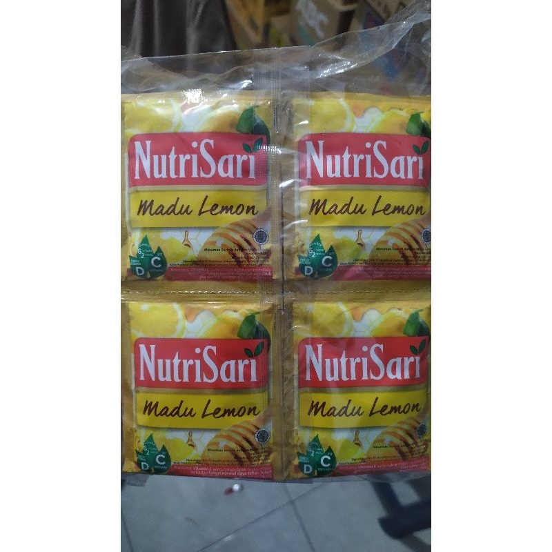 

Nutrisari Madu Lemon 1 Pack isi 4 Renteng