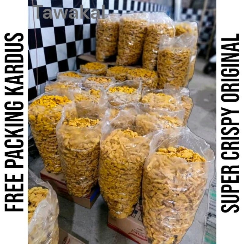 

jamur crispy 1 kg dan 500 gr