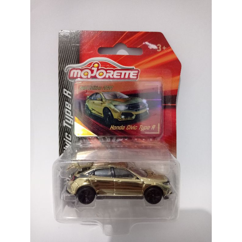 Majorette Honda Civic Type R Gold
