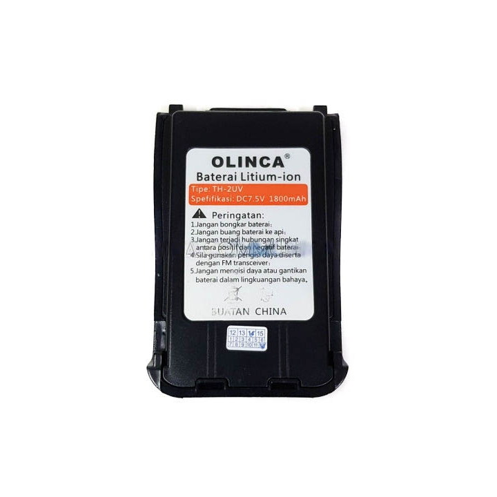 Baterai HT Olinca TH-2UV Berlin FM-V8 Batre Batere Handie Talkie TH2UV